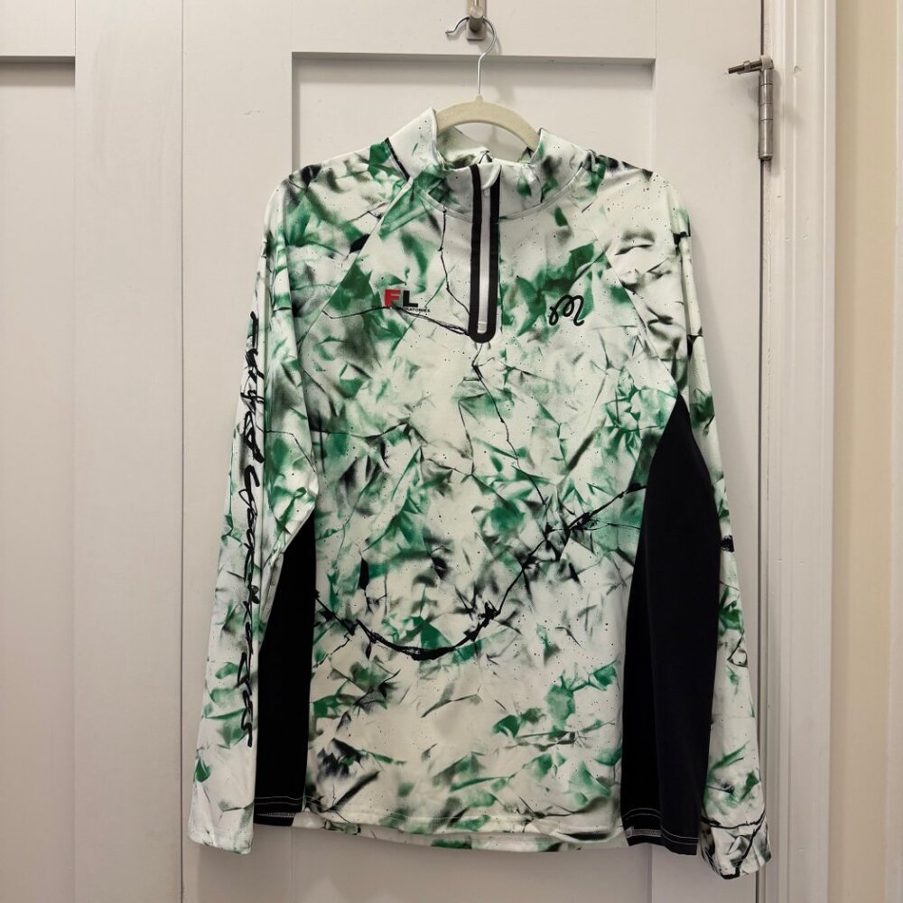 Malbon x FUTURA POLY QUARTER ZIP, Men's Size XL
